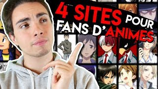 4 SITES INDISPENSABLES POUR LES FANS DANIMES [upl. by Ruttger]