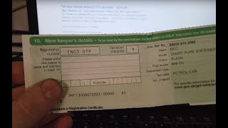 How To Tax Your New Car Online With Green Slip V5C2 2020 GOVUK [upl. by Wendel962]