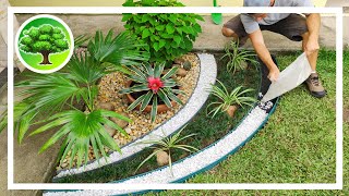 💚 DIY  DECORAÇÃO DE JARDIM 16  JARDIM EXÓTICO COM PEDRAS [upl. by Atekahs]