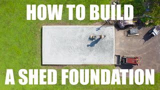 How to Build a Gravel Shed Foundation [upl. by Lathan74]