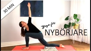 30 MIN Yoga för nybörjare  Annas yoga studio [upl. by Leesa]