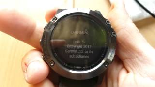 Garmin fenix force power off and soft reset [upl. by Atilegna526]