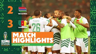 HIGHLIGHTS  The Gambia 🆚 Cameroon TotalEnergiesAFCON2023  MD3 Group C [upl. by Ragas]