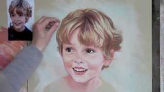 Pastel portrait step by step [upl. by Feld]