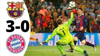 Barcelona vs Bayern 30 2015 [upl. by Nowtna]