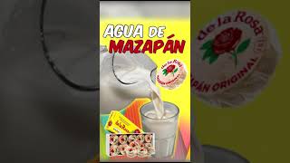 Como hacer agua de mazapán [upl. by Cristine]