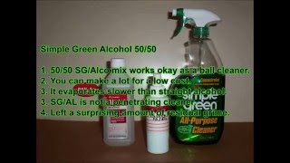 quotSimple Green amp Alcoholquot Ball Cleaner Showdown v03 [upl. by Lucy]