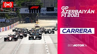 GP Azerbaiyán F1 2021  Carrera completa  SoyMotorcom [upl. by Pansie829]