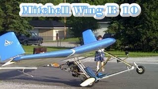 Ultralight Aircraft Kit  Mitchell Wing B 10 jet powered ultralight aircraft [upl. by Eseryt]