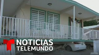 Videos muestran el momento del temblor de magnitud 58 en Puerto Rico  Noticias Telemundo [upl. by Sirret638]