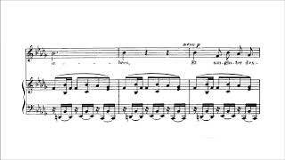 Gabriel Fauré – Clair de lune from 2 songs Op 46 1888 Score [upl. by Otirecul]