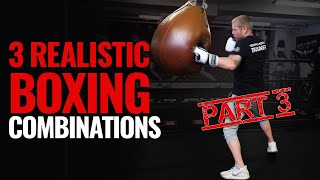 3 Realistic Boxing Combinations you should Practice  Part 3 [upl. by Oal]