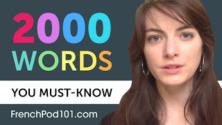 2000 Words Every French Beginner Must Know [upl. by Nalyad]