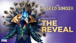 The Peacock Is Revealed  Season 1 Ep 10  THE MASKED SINGER [upl. by Brodie578]