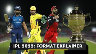 IPL 2022 Explainer 10 Teams 4 Venues MI amp CSK lead 2 groups [upl. by Aldin949]