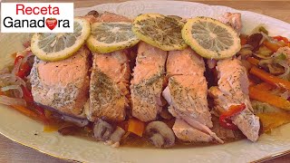 Salmón al papillote  Receta ganadora [upl. by Yllen162]