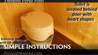 Thetford Porta Potti Excellence basic usage instructions [upl. by Montano]