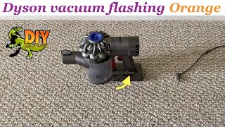 Dyson vacuum flashing OrangeAmber  Most common causes [upl. by Eluk]