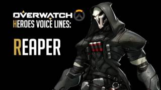 Overwatch  Reaper All Voice Lines [upl. by Irreg]