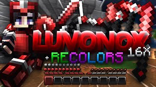 Luvonox 150K 16x FPS Pack Release  Recolors  Minecraft PvP Resourcepack 1718 [upl. by Ainalem200]