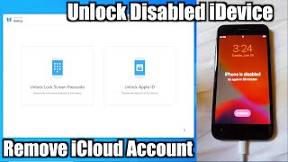 How to Unlock a Disabled iPhone or Remove iCloud Without iTunes Giveaway  Tenorshare 4uKey [upl. by Tepper686]