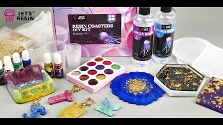 LETS RESIN Resin Starter Kits Resin Crafts Tutorial for Beginner [upl. by Estus]