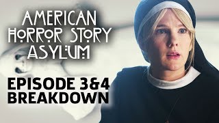 AHS Asylum Season 2 Episode 3 amp 4 Breakdown [upl. by Enetsuj149]