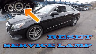 BENZWERKS 2014 E350 service light reset [upl. by Euqinotna462]