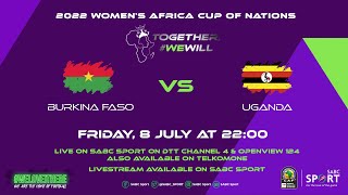 WAFCON 2022  Group A  Burkina Faso vs Uganda [upl. by Clayson]