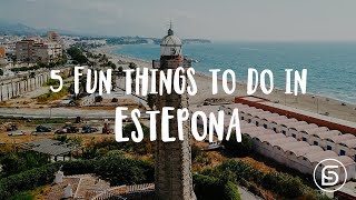 5 Fun Things To Do In Estepona Costa Del Sol  Estepona Old Town amp Beach [upl. by Enelyak320]