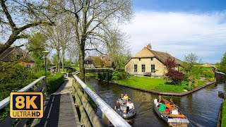 Giethoorn The Netherlands 8K 🇳🇱 [upl. by Anivek]