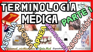 TERMINOLOGÍA MÉDICA  GuiaMed [upl. by Eninahpets71]