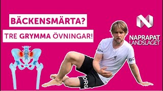 Ont i Bäckenleden 3 Grymma Övningar [upl. by Eemaj11]