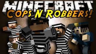 Minecraft MiniGame  COPS N ROBBERS [upl. by Miner]