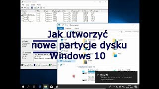 Jak utworzyć nowe partycje dysku Windows 10 [upl. by Ojok]