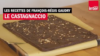 Le castagnaccio  Les recettes de FrançoisRégis Gaudry avec Alessandra Pierini [upl. by Ybor]