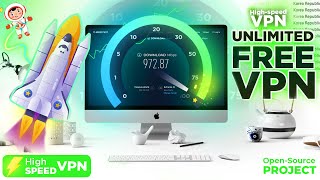 Highspeed Unlimited VPN BrowsingDownloading For Free in PC [upl. by Tterb244]