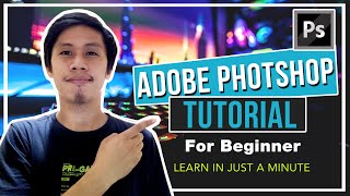 Adobe Photoshop  Basic Editing Tutorial for beginners TAGALOG [upl. by Cerys]