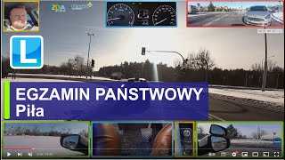 Trasa egzaminacyjna  Egzamin na prawo jazdy kat B Warszawa Odlewnicza  nr 7 [upl. by Zorina]