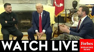 WATCH LIVE President Trump Meets And Ukrainian President Zelensky Have Fiery Meeting In Oval Office [upl. by Charlotta724]