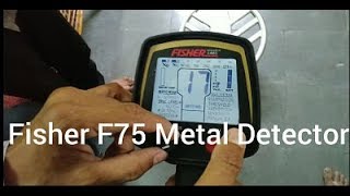 Fisher F75 Metal Detector [upl. by Aliehc]