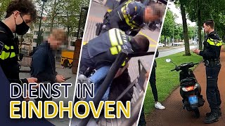 Politie Eindhoven  Bureau040  Aanhouding verzet  Dienst met politievrijwilliger Erik [upl. by Aihsal]