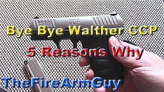 Bye Bye Walther CCP Improved CCP M2 Review Link in Description  TheFireArmGuy [upl. by Abagael317]