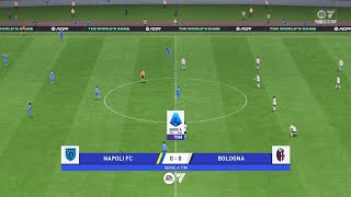 Napoli vs Bologna 25082024 Serie A EA FC 24 [upl. by Alyag]