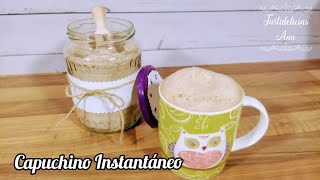 Cómo hacer CAPUCHINO INSTANTÁNEO Fácil y Espumoso [upl. by Banwell]