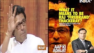 Raj Thackeray in Aap Ki Adalat Full Episode  India TV [upl. by Occer]