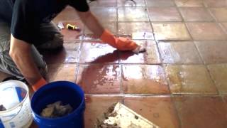 How To Strip Saltillo Tile [upl. by Sisak]