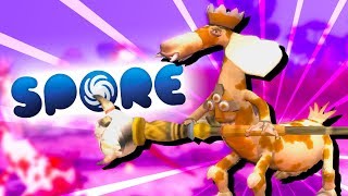 The FISHING Tribe GOES TO WAR  Spore Gameplay [upl. by Noval]