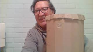 COMO HACER UN TAMBOR CON CAJAS DE CARTON Y BOLSA DE PLASTICO [upl. by Lussier]