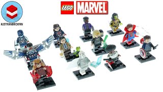 LEGO Marvel 71031 Marvel Studios Minifigure Series Speed Build [upl. by Eardnaed]